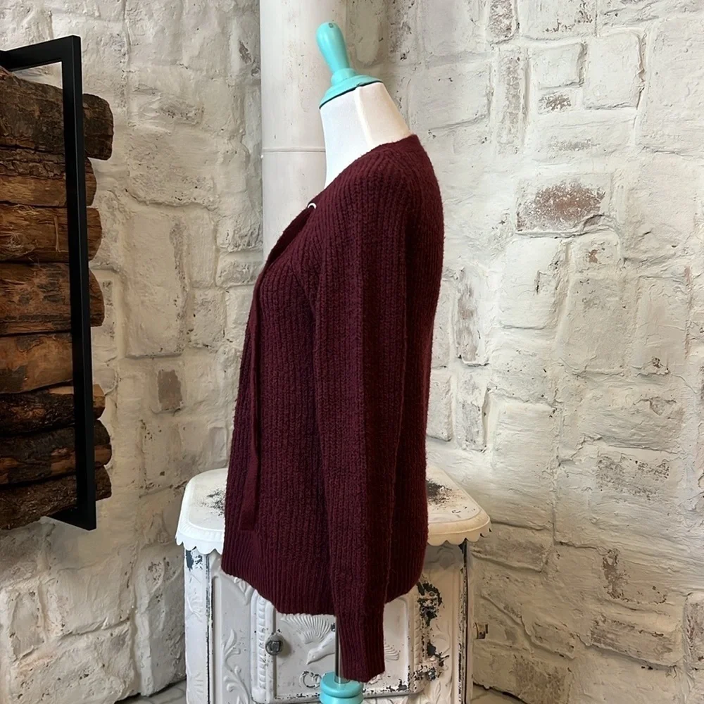 A New Day | Deep V Tie Up Sweater